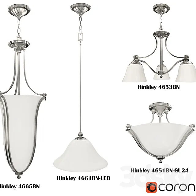 Hinkely Lighting Bolla Collections chandelier 3DModel