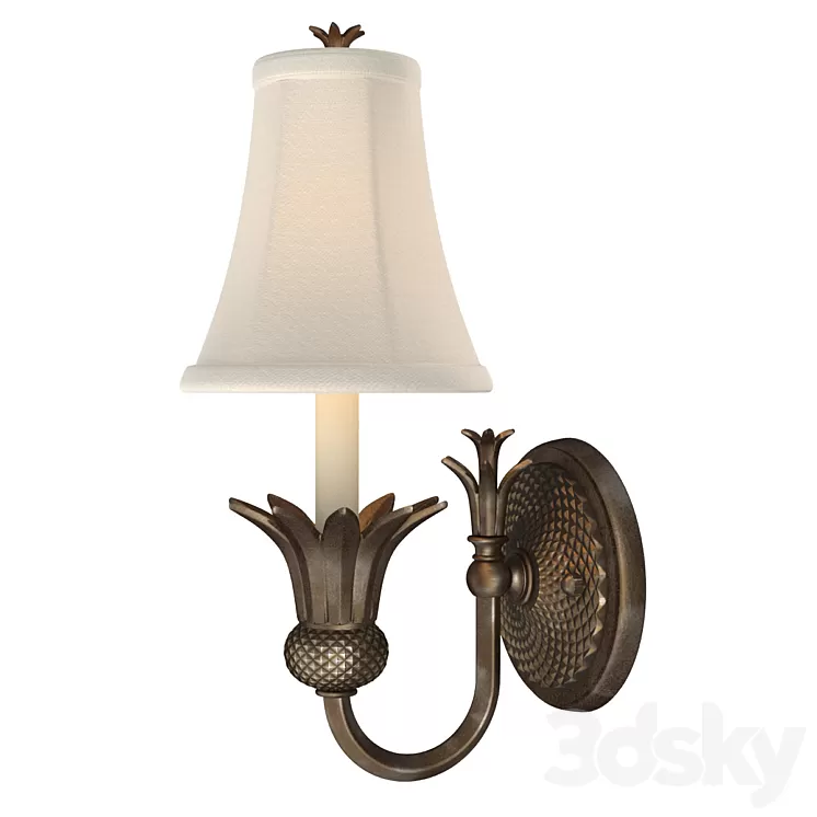 Hinkley Wall Lamp HK-PLANT1-PZ 3D Model Free Download