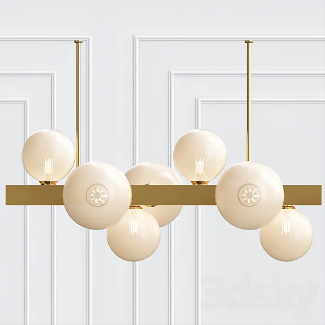 HINSDALE CHANDELIER By Hudson Valley Lighting 3D Model