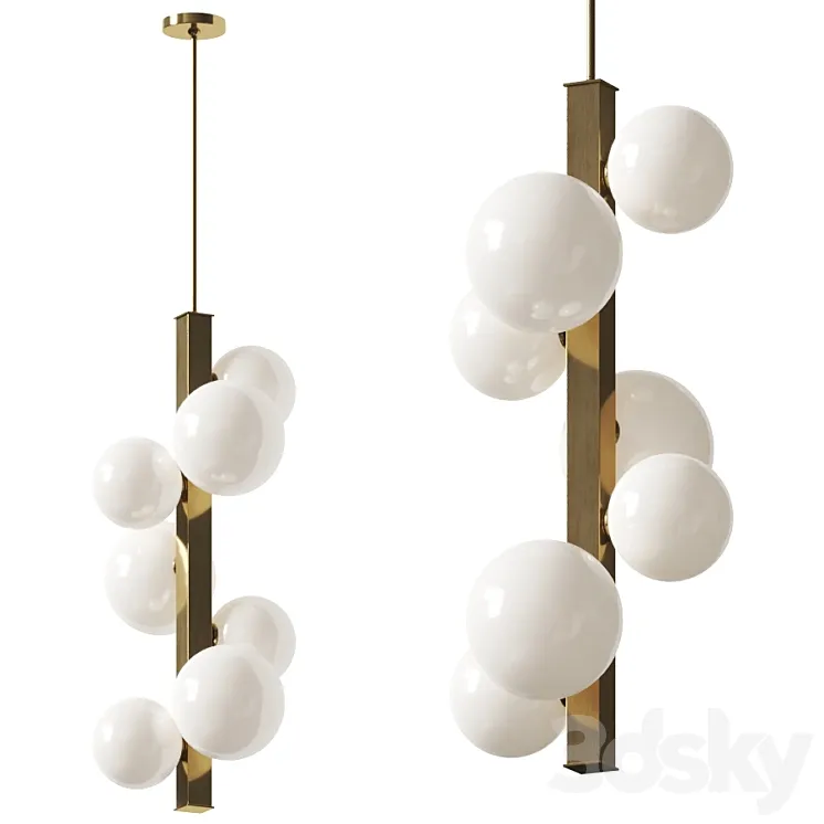 Hinsdale Island Pendant By Hudson Valley Lighting 3D Model Free Download