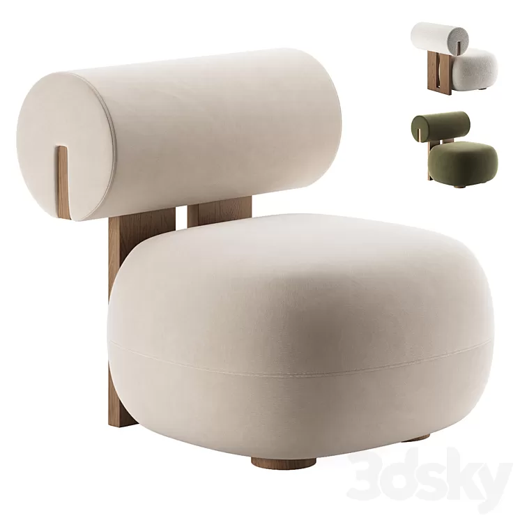 HIPPO | Lounge Chair by Norr11 3D Model Free Download