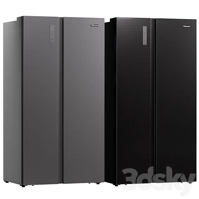 HISENSE RS677N4BIE 3D Model HISENSE RS677N4BIE 3D Model