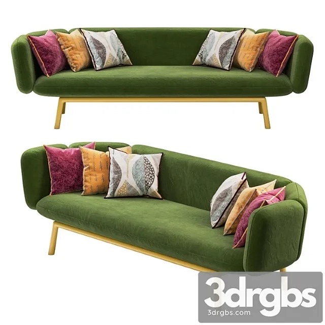 Hive modern – 2.5 sofa by jules wagemans 2 3D Model Download Hive modern – 2.5 sofa by jules wagemans 2 3D Model Download