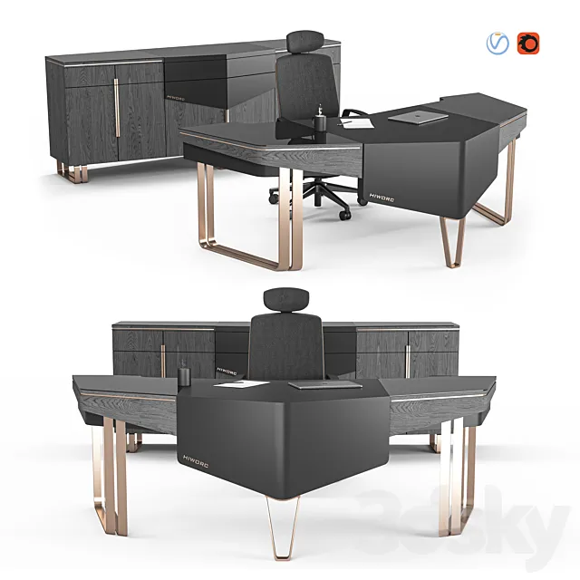 Hiworc eagle office set 3DModel