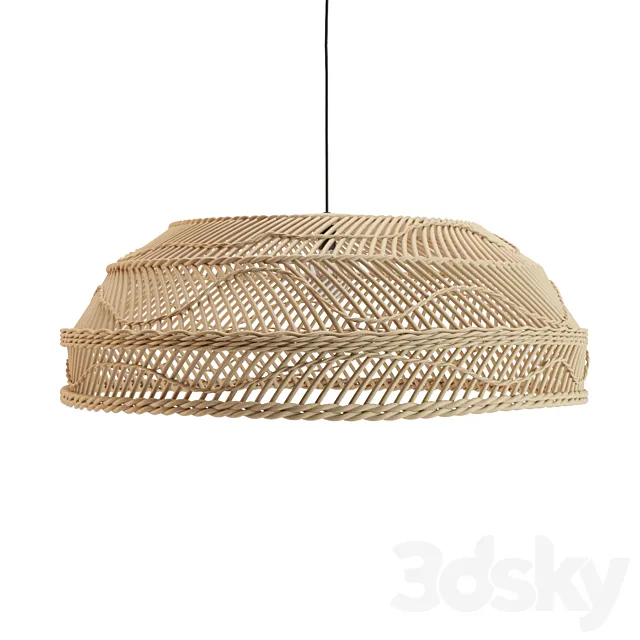 HK Living Wickerflat 3D Model