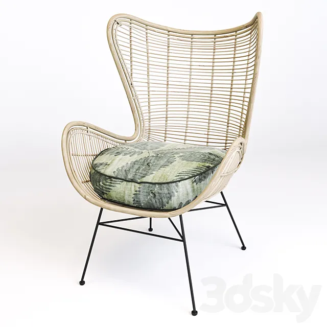 HK-Living_egg_chair 3D Model