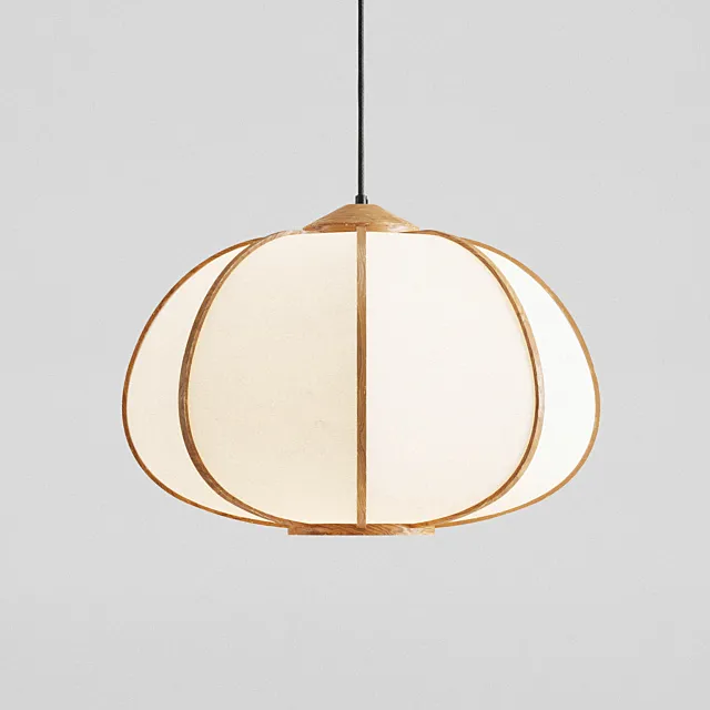 H&M Bamboo pendant light 3D Model