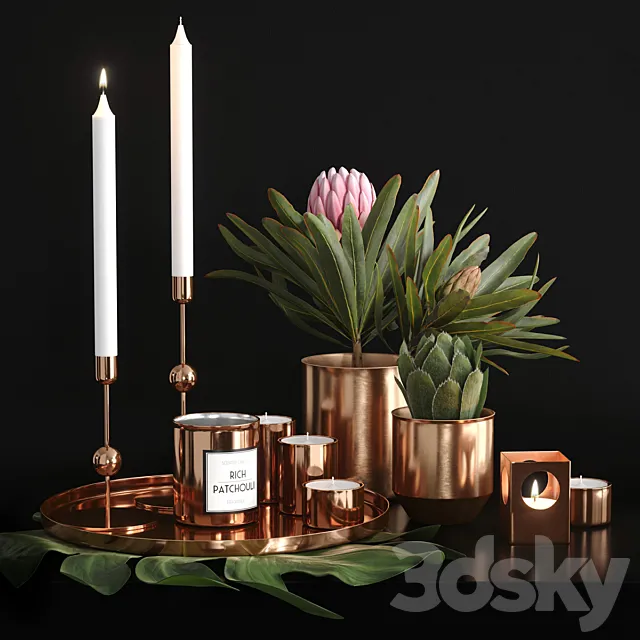 H&M HOME Decorative Set 3DModel