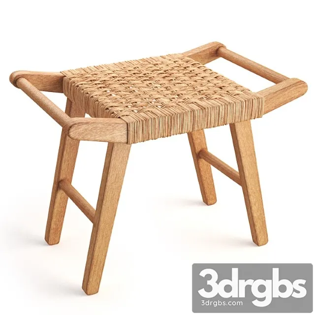 H&m home straw-seat stool H&m home straw-seat stool