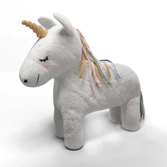 H&M Unicorn Toy 3D Model H&M Unicorn Toy 3D Model