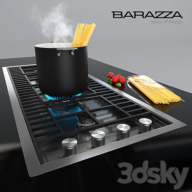 hob by Barazza – 1PLB3T – Spaghetti 3D Model