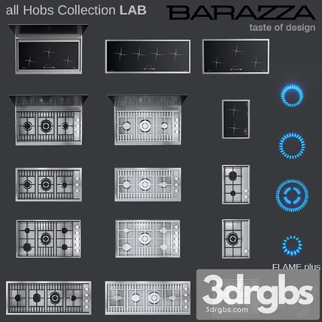 Hob By Barazza Full Lab Collection 3D Model Download