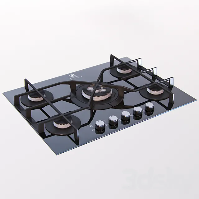 Hob Electrolux EGT97353 Platinum 3DModel