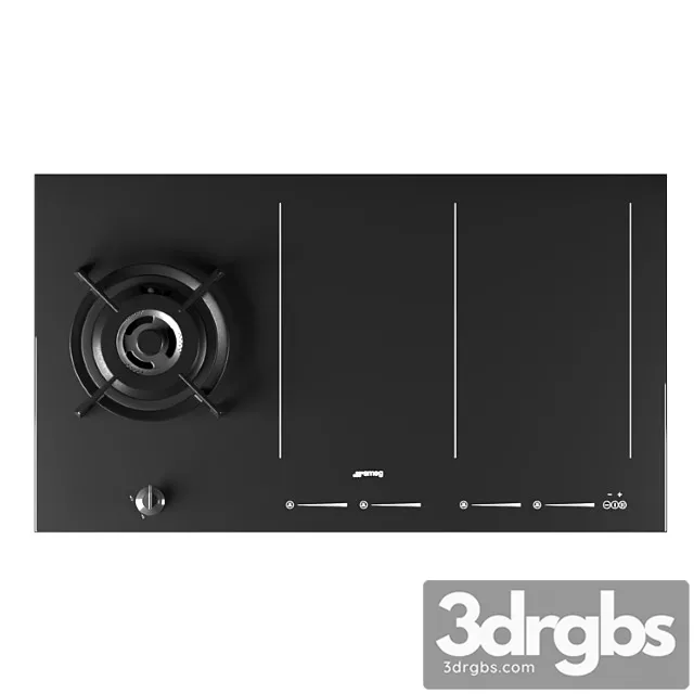 Hob smeg 2 3D Model Download