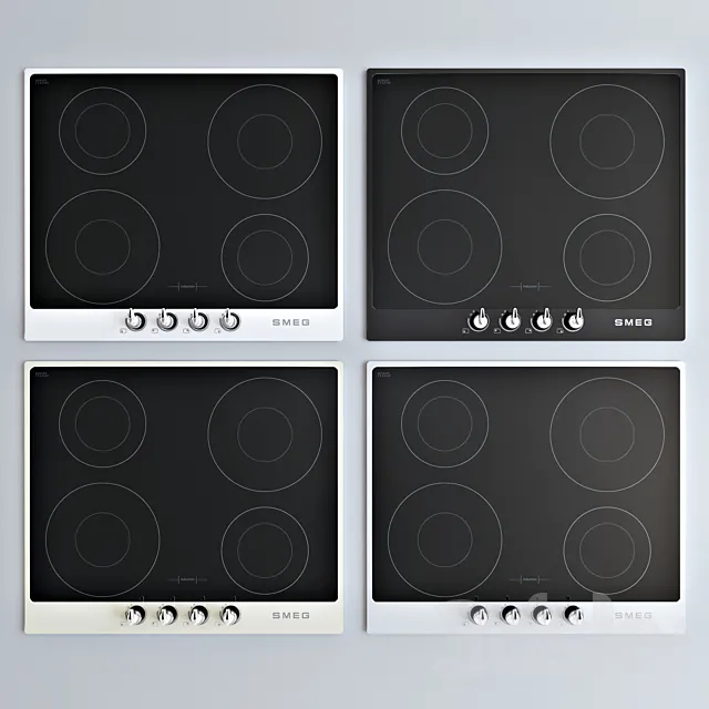 Hob Smeg Victoria 3D Model