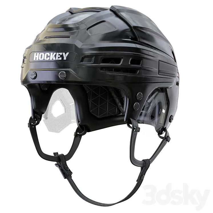 HOCKEY Helmet 3D Model Free Download