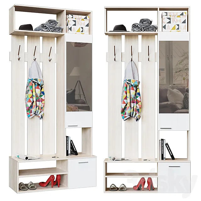 hoff hoff Hallway Milan 3D Model hoff hoff Hallway Milan 3D Model