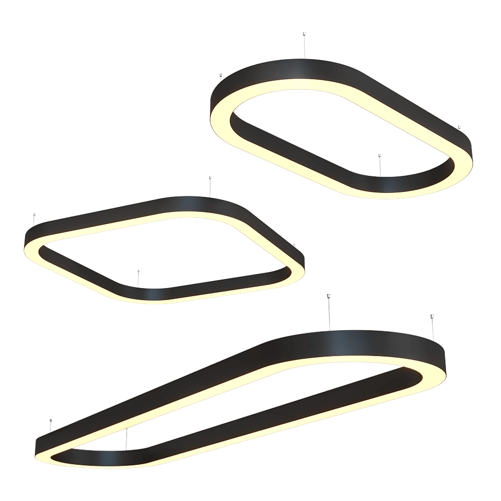 HOKASU – Modular lamp Frame-R 3D Model