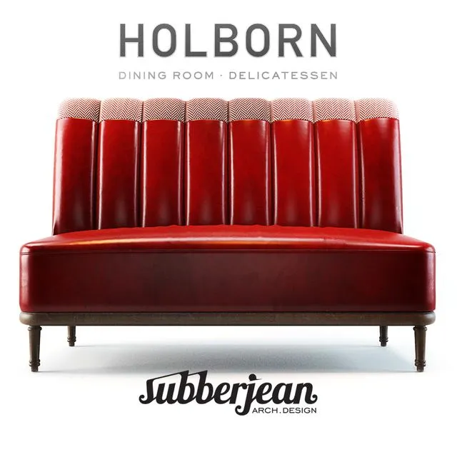 Holborn Dining Lounge Sofa 3D Model Holborn Dining Lounge Sofa 3D Model