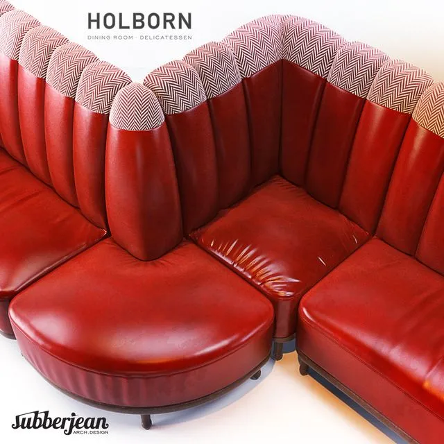 Holborn Dining Lounge Sofa Corners 3D Model Holborn Dining Lounge Sofa Corners 3D Model