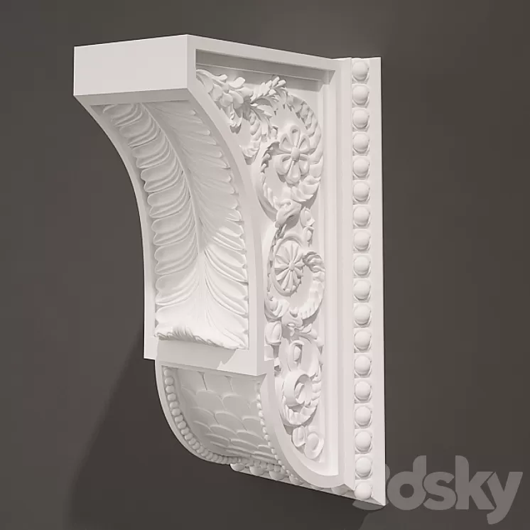 Holder Antique Style 4316 3D Model Holder Antique Style 4316 3D Model