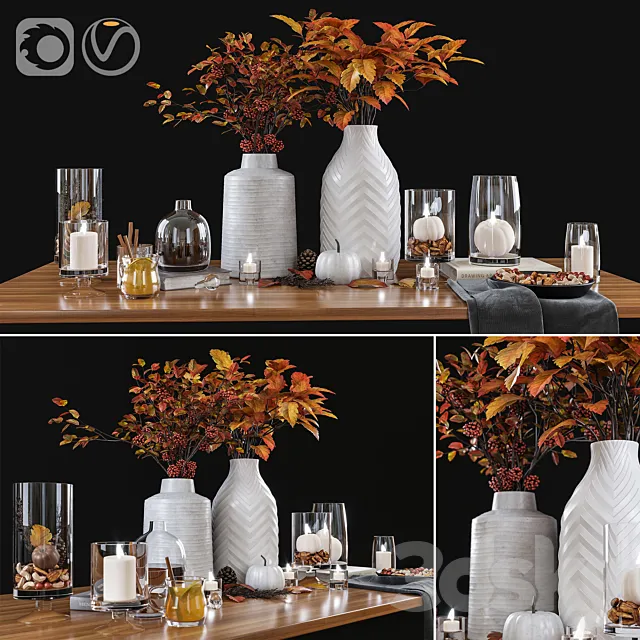 Holliday Decoration set 13 3D Model