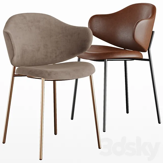 Holly chair Calligaris 3DModel Holly chair Calligaris 3DModel