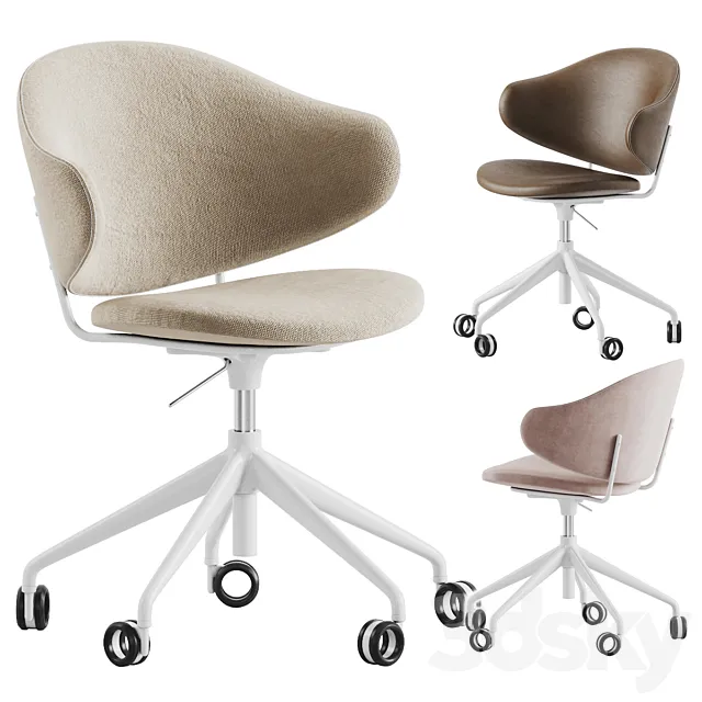 Holly Home Office Chair Calligaris 3D Model Holly Home Office Chair Calligaris 3D Model