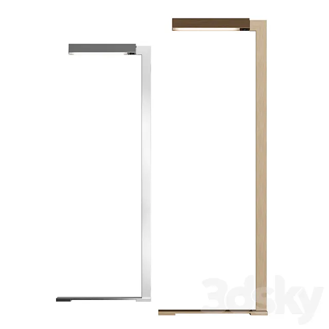 HOLLY HUNT Bar LED Reading Lamp 3D Model
