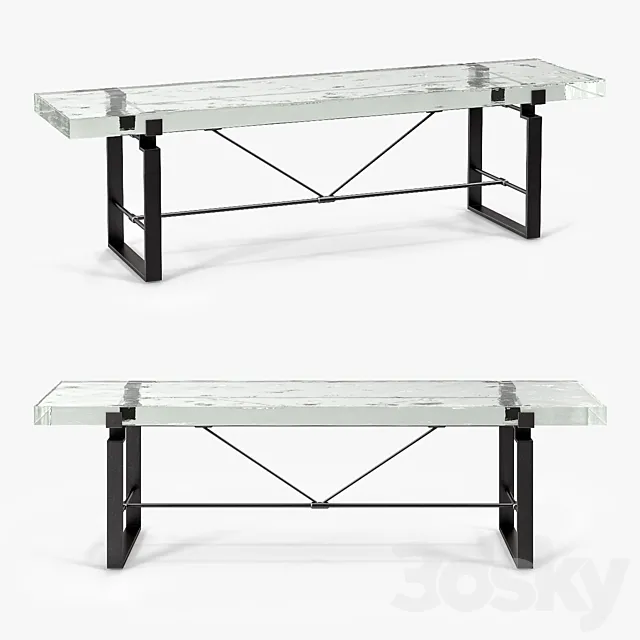 Holly Hunt Carpenter`s Bench 3D Model