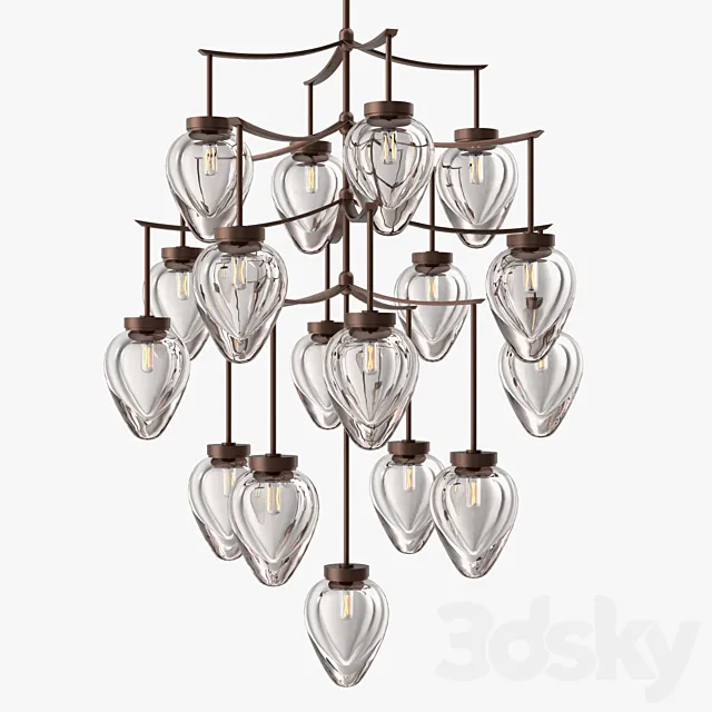 Holly Hunt – Chamber chandelier 3D Model