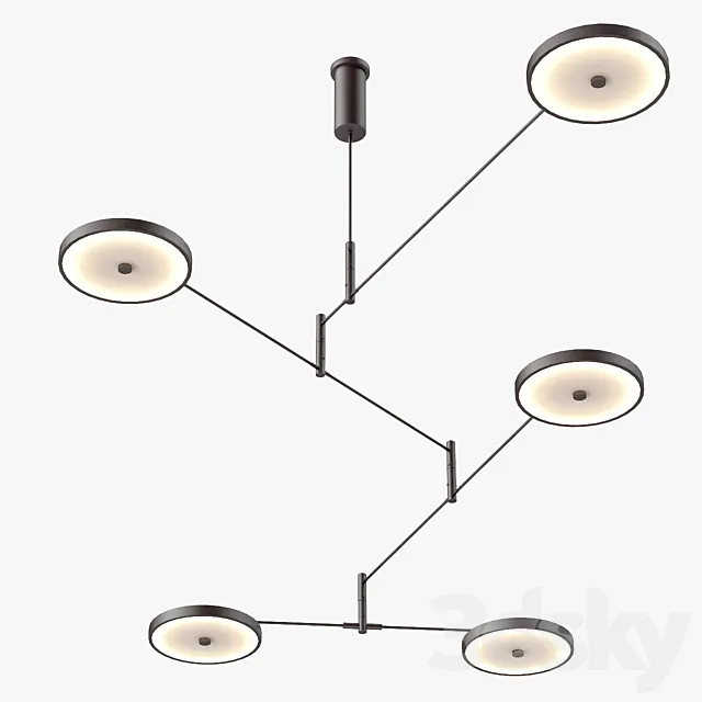 Holly Hunt Helios Chandelier 3DModel Holly Hunt Helios Chandelier 3DModel