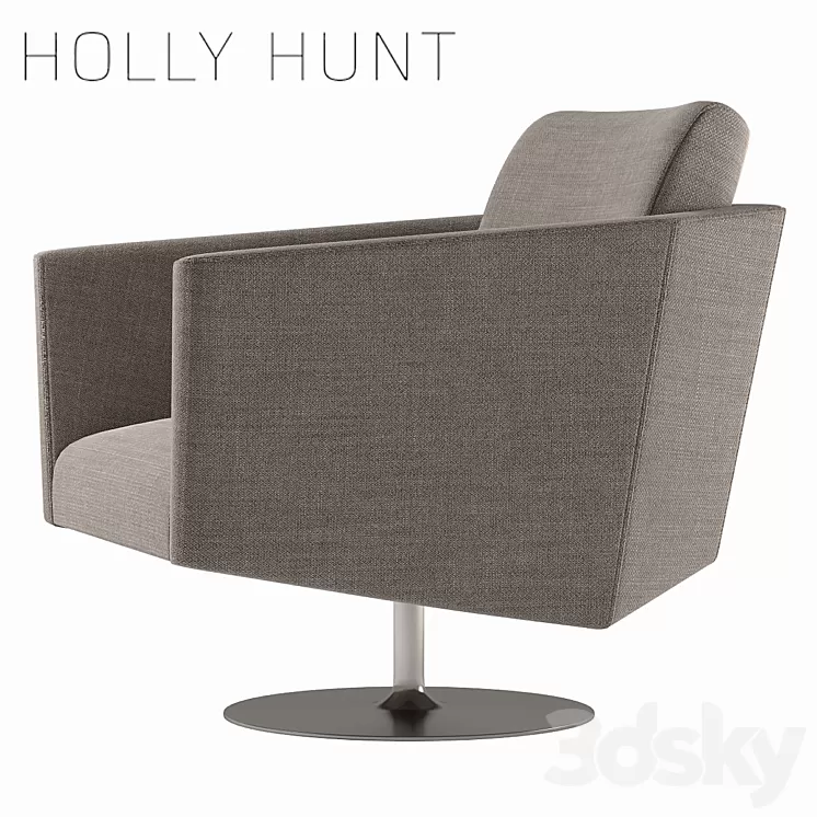 Holly Hunt Jett Lounge Chair 3D Model