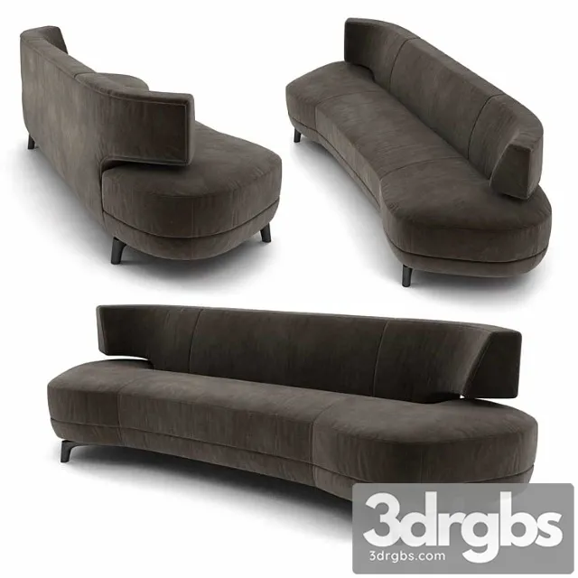 Holly hunt mesa sofa 3d model 2 3D Model Download Holly hunt mesa sofa 3d model 2 3D Model Download