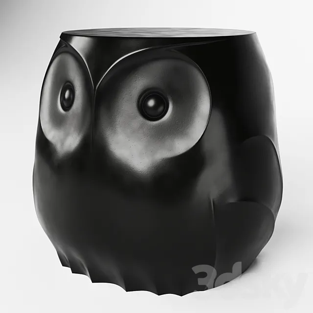 Holly Hunt Mister Owl Side Table 3DModel Holly Hunt Mister Owl Side Table 3DModel