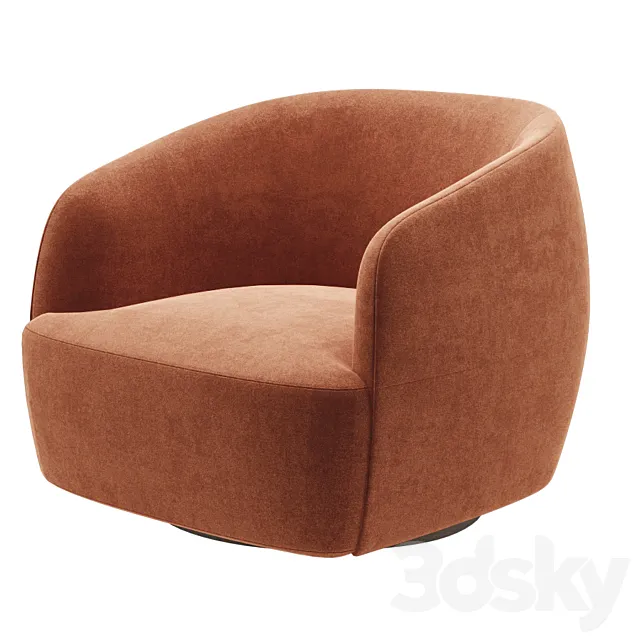Holly hunt sumo armchair 3D Model