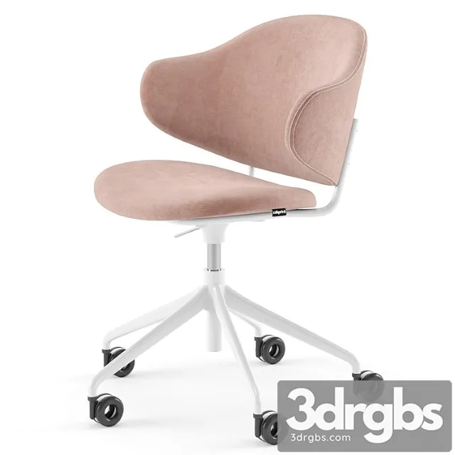 Holly Upholstered Home Office Chair Calligaris 2 3D Model Download