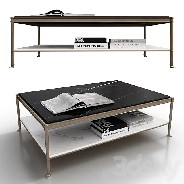 HOLLYHUNT D’ORSAY COCKTAIL TABLE 3DModel HOLLYHUNT D’ORSAY COCKTAIL TABLE 3DModel