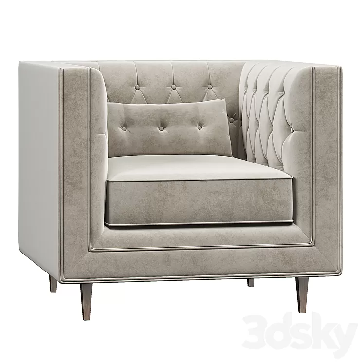 Hollywood chair 3D Model Free Download