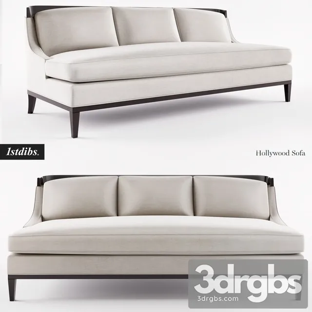 Hollywood Sofa 3D Model Download Hollywood Sofa 3D Model Download