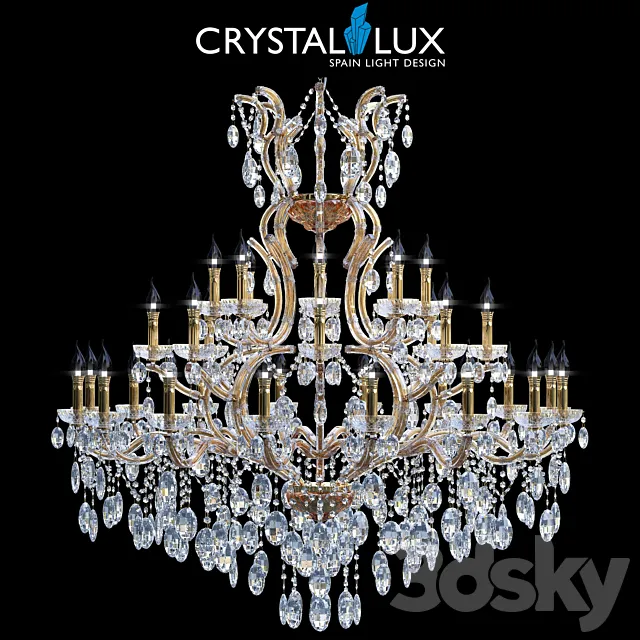 Hollywood SP16 + 8 + 8 Gold 3D Model