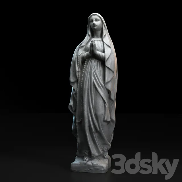 Holy Mary 3D Model