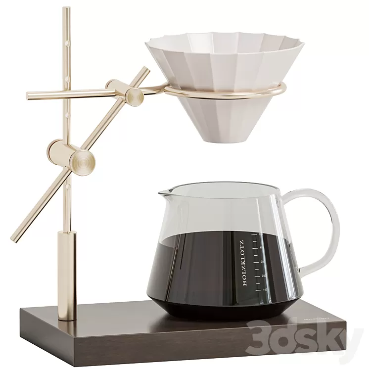 HOLZKLOTZ COFFEE DRIPPER 3D Model HOLZKLOTZ COFFEE DRIPPER 3D Model