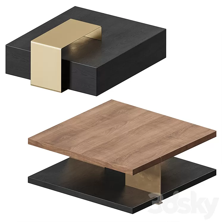 Homary Black Coffee Table 3D Model Free Download Homary Black Coffee Table 3D Model Free Download