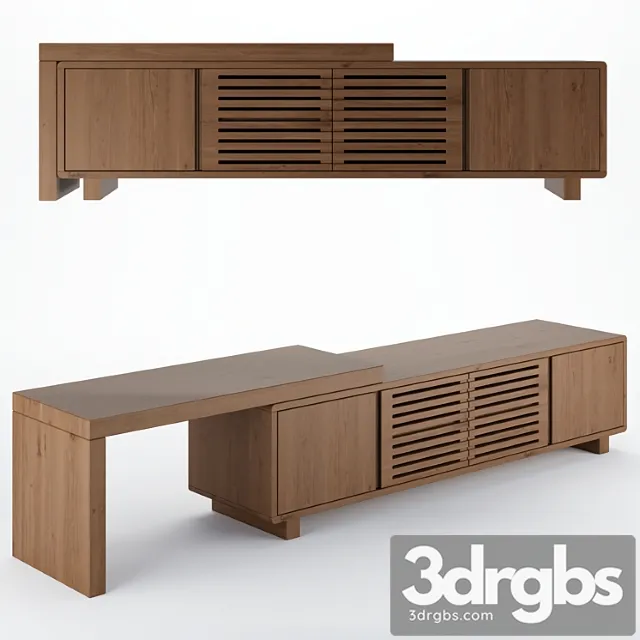 Homary japandi 63 to 83 2 3D Model Download