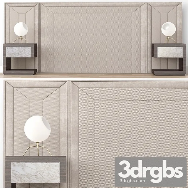 Home beds complements louvre 3D Model Download