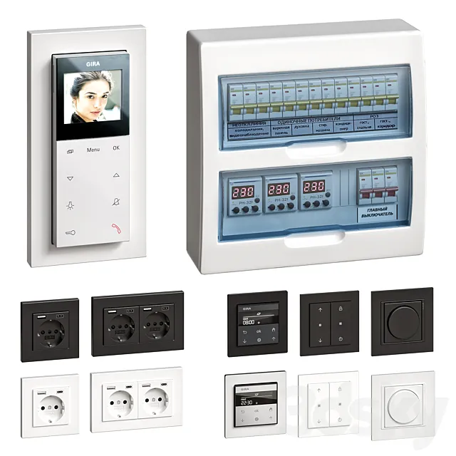 home electronics 3D Model