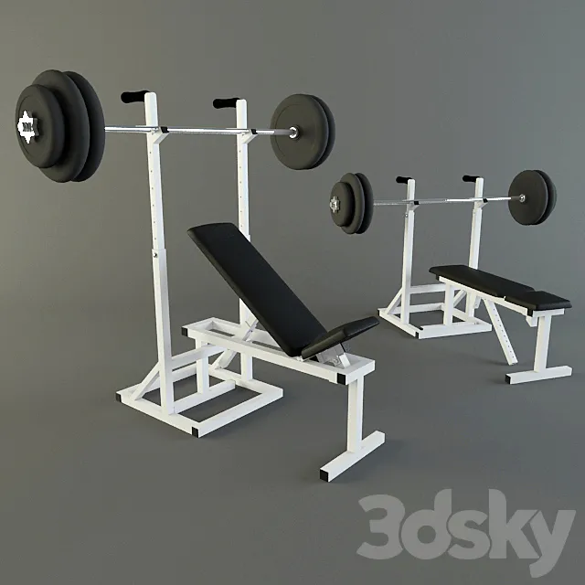 Home made trainer – Bench press 3DModel