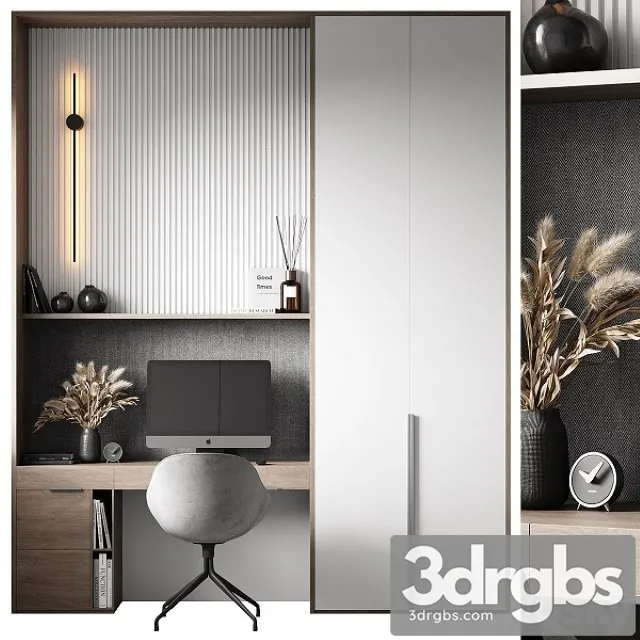 Home Office 2 3D Model Download