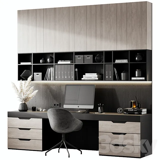 Home Office 2 3DModel Home Office 2 3DModel